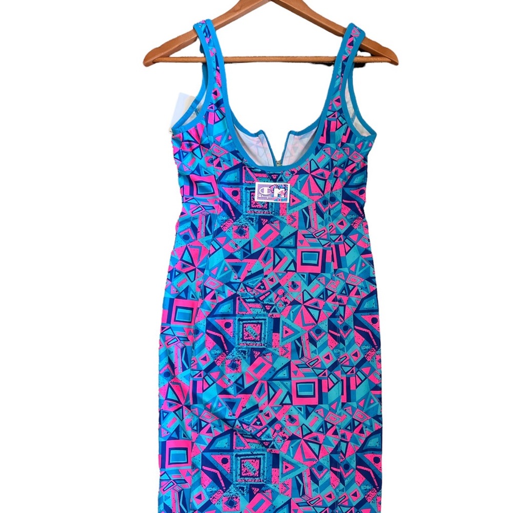Champion MTV bodycon zipper Dress Medium - Picture 2 of 5